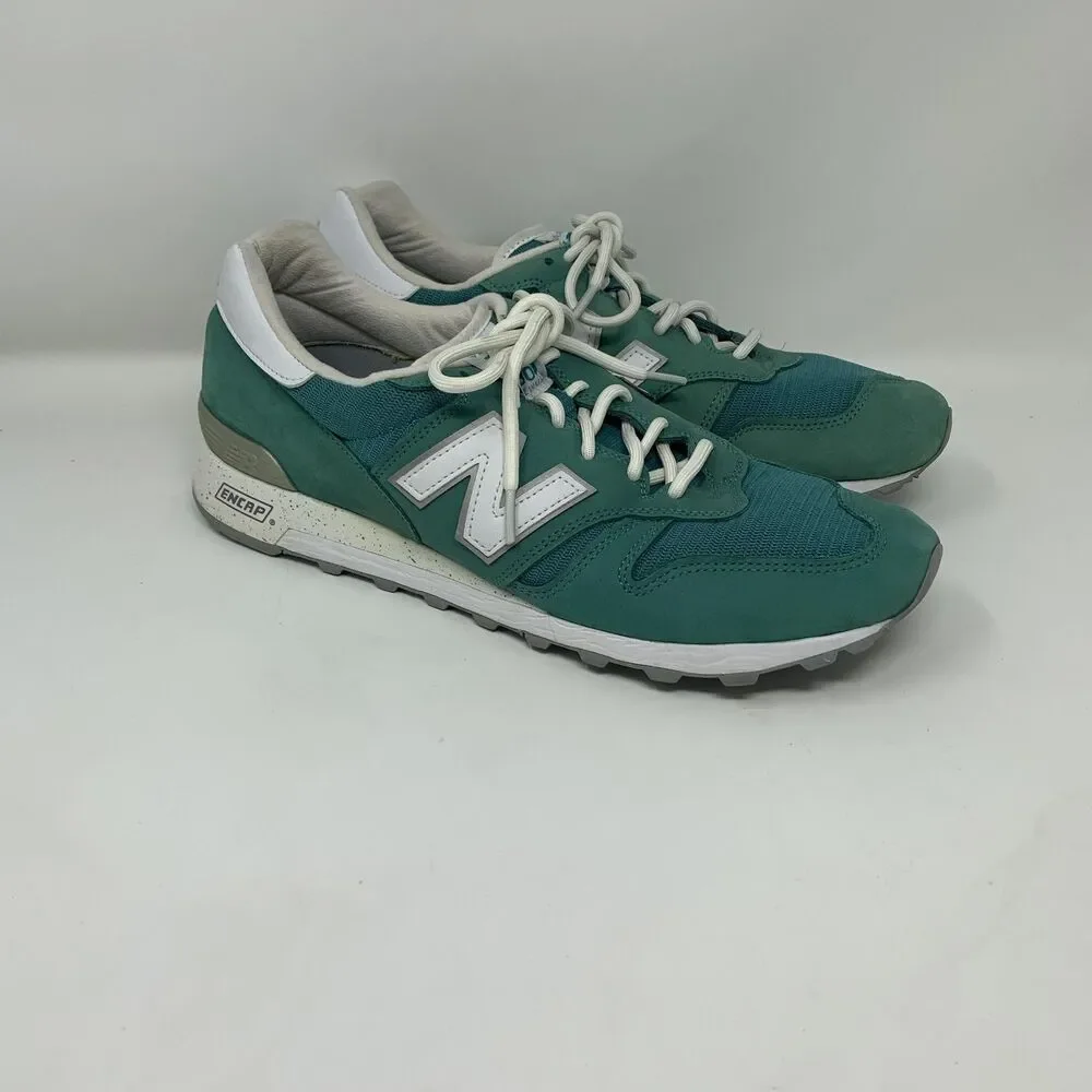 New Balance 1300 Shoes Mens Size 13D Green Made In USA Running Sneakers